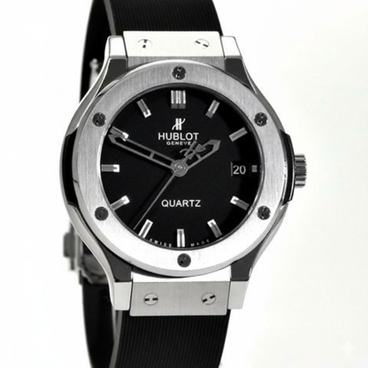 HUBLOT FUSION  QUARTZ CLASSIC WATCH WITH BOX