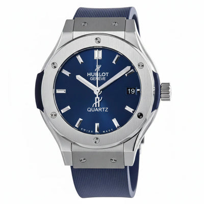 Hublot Courage Blue&Black – Luxury Quartz Watch for Men With Box