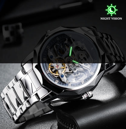 Forsining Skeleton Automatic Watch for Men