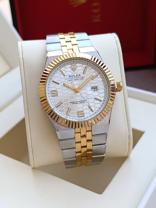 Rolex Land-Dweller Watch Premium Two-Tone Bracelet